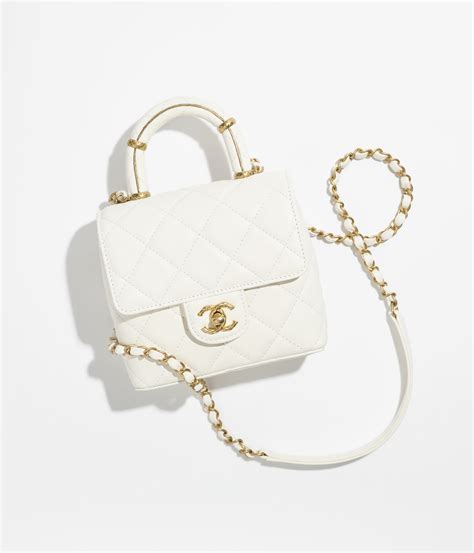 chanel mini purse satin|Chanel small purse white.